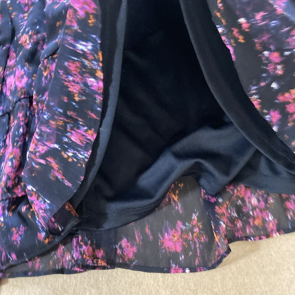 DKNY Plus Size Printed Blouson-Sleeve Fit & Flare Dress Sz 20W New Blue $139 - Picture 12 of 13